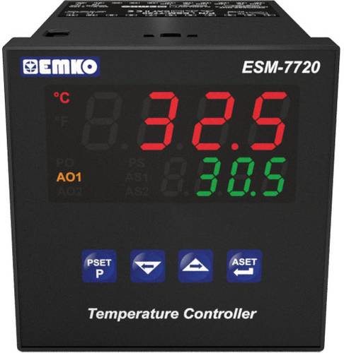 Emko ESM-7720.2.20.0.1/01.02/0.0.0.0 2-Punkt, P, PI, PD, PID Temperaturregler Pt100, J, K, R, S, T - Emko ESM-7720.2.20.0.1/01.02/0.0.0.0 2-Punkt, P, PI, PD, PID Temperaturregler Pt100, J, K, R, S, T - von Emko