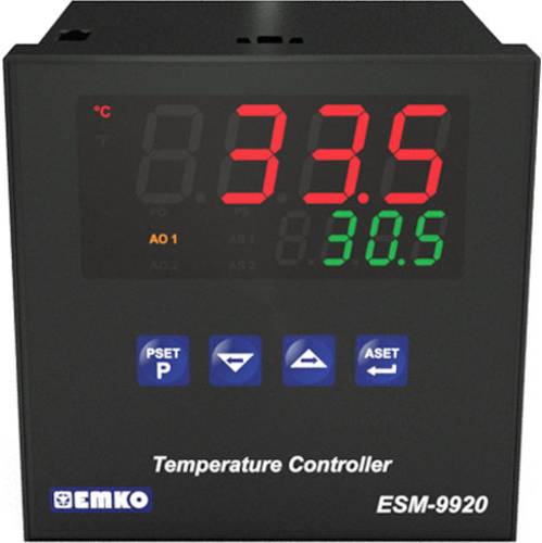 Emko ESM-9920.2.20.0.1/01.02/0.0.0.0 2-Punkt, P, PI, PD, PID Temperaturregler Pt100, J, K, R, S, T - Emko ESM-9920.2.20.0.1/01.02/0.0.0.0 2-Punkt, P, PI, PD, PID Temperaturregler Pt100, J, K, R, S, T - von Emko