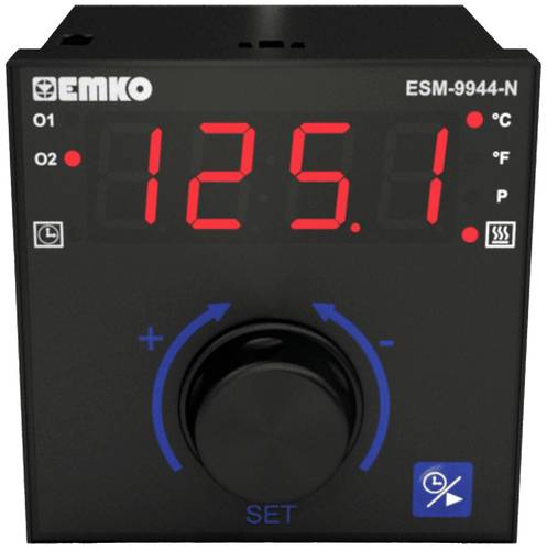 Emko ESM-9944-N 2-Punkt, P, PI, PD, PID Temperaturregler Pt100 -200 bis +1700°C Relais 5A (L x B x Emko ESM-9944-N 2-Punkt, P, PI, PD, PID Temperaturregler Pt100 -200 bis +1700°C Relais 5A (L x B x von Emko