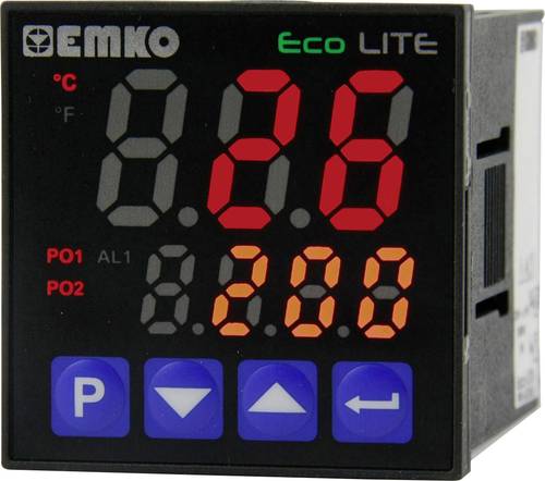 Emko ecoLITE.4.6.2R.0.0 Temperaturregler Pt100, J, K, R, S, T, L -199 bis +999°C Relais 5A (L x B x Emko ecoLITE.4.6.2R.0.0 Temperaturregler Pt100, J, K, R, S, T, L -199 bis +999°C Relais 5A (L x B x von Emko