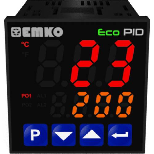 Emko ecoPID.4.6.2R.S.0 Temperaturregler Pt100, J, K, R, S, T, L -199 bis +999°C Relais 5 A, SSR (L Emko ecoPID.4.6.2R.S.0 Temperaturregler Pt100, J, K, R, S, T, L -199 bis +999°C Relais 5 A, SSR (L von Emko