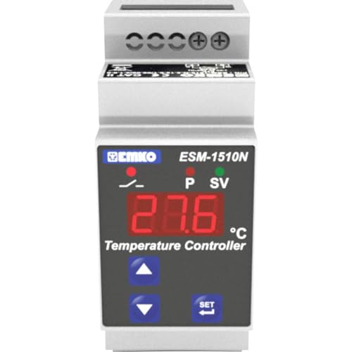 Unbekannt -Punkt-Regler Temperaturregler Pt100-50 bis 400 Degree C Relais 5A ESM-1510.5.11.0.1/00.00/2.0.0. von Emko