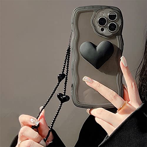 Emlivi Hülle für iPhone 11 Pro Max mit Perlen Armband Blumen Mode Handyhülle Wellen Schutzhülle Süß Erdbeere Bumper Cover Weich Silikon TPU Case für iPhone 11 Pro Max, Schwarze Liebe Emlivi Hülle für iPhone 11 Pro Max mit Perlen Armband Blumen Mode Handyhülle Wellen Schutzhülle Süß Erdbeere Bumper Cover Weich Silikon TPU Case für iPhone 11 Pro Max, Schwarze Liebe von Emlivi