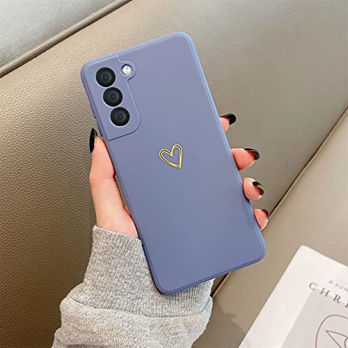 Emlivi Kompatibel mit Samsung Galaxy A71 Handyhülle Mädchen Hülle Gold Liebesherz Weich Silikon TPU Bumper Cover Süßes Gold Love Slim Stoßfest Schutzhülle für Samsung A71 Case, Blaugrau Emlivi Kompatibel mit Samsung Galaxy A71 Handyhülle Mädchen Hülle Gold Liebesherz Weich Silikon TPU Bumper Cover Süßes Gold Love Slim Stoßfest Schutzhülle für Samsung A71 Case, Blaugrau von Emlivi