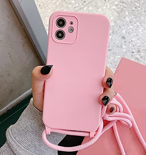 Emlivi iPhone 11 Handykette Hülle, Necklace Handyhülle, Umhängeband Handykordel Schutzhülle, Weich Schultergurt Silikonhülle, TPU Cover mit Stylische Band, Kette Case für iPhone 11 -Funkeln von Emlivi