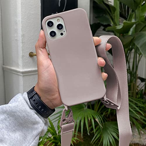Emlivi iPhone 14 Pro Handykette Hülle,iPhone 14 Pro Necklace Handyhülle Nylon Schultergurt Silikon TPU Cover mit Kordel zum Umhängen Schutzhülle mit Stylische Band Case für iPhone 14 Pro, Grau Emlivi iPhone 14 Pro Handykette Hülle,iPhone 14 Pro Necklace Handyhülle Nylon Schultergurt Silikon TPU Cover mit Kordel zum Umhängen Schutzhülle mit Stylische Band Case für iPhone 14 Pro, Grau von Emlivi