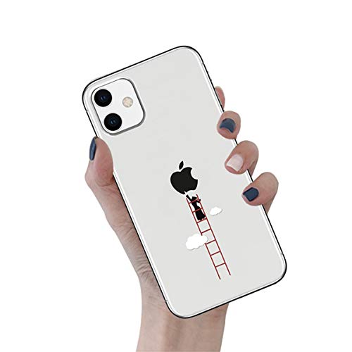 Emlivi iPhone 8 Hülle iPhone 7 Case Ultra Slim Silikonhülle Durchsichtig Handyhülle Flexible TPU Crystal Clear Case Cover Bumper Schutzhülle, für Apple iPhone 8(4.7 Zoll) Rückschale, Leiter von Emlivi