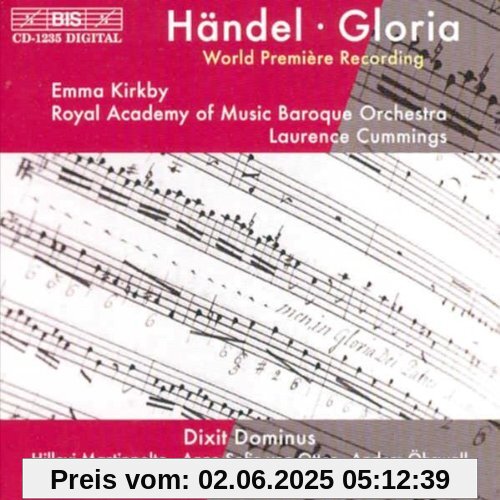 Gloria/Dixit Dominus Gloria/Dixit Dominus von Emma Kirkby