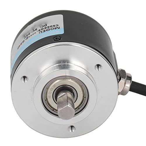 2 Phasen Drehgeber , inkrementeller Drehgeber DC5‑24 V 2 Zoll Außendurchmesser Edelstahl ABS PNP Ausgang für Roboter(600 P/R) von Emoshayoga