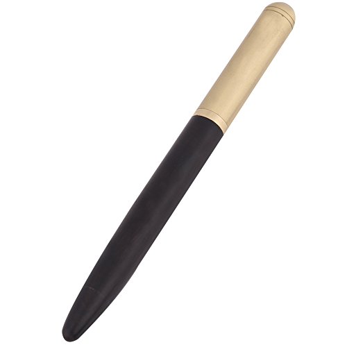 Emoshayoga Business Pen Füllfederhalter aus Holz, hochwertiges Holz, 0,7 mm, Schreibwaren, schwarzes Holz von Emoshayoga