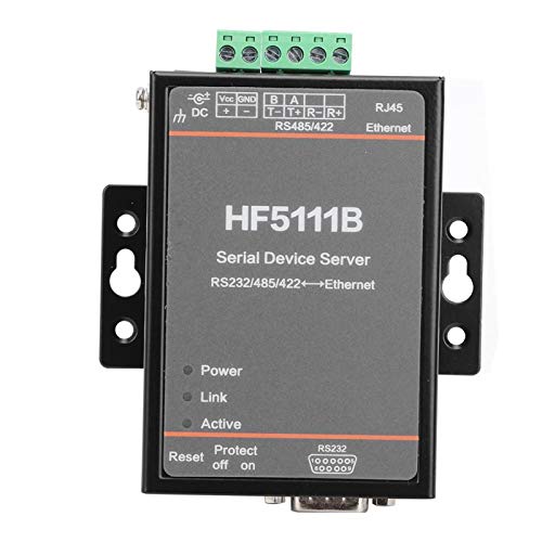 Für HF 5111B Serieller Server, 2 MB Flash unterstützt Webpage-Modus 921600 Bps Ethernet Serial Server Echtzeit-Betriebssystem für Zuhause für Büro von Emoshayoga