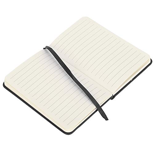 Notebook 3Pcs Strap Notebook Kompakte Größe Office Notizen zum Schreiben von Tagebuch(Black) von Emoshayoga