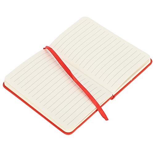 Notebook 3Pcs Strap Notebook Kompakte Größe Office Notizen zum Schreiben von Tagebuch(red) von Emoshayoga