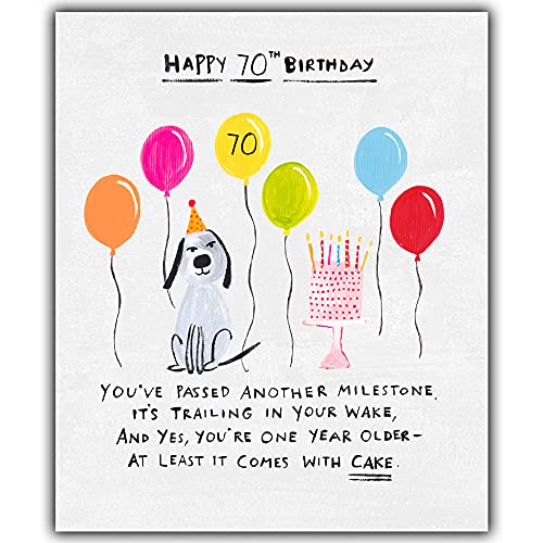 70. Geburtstagskarte zum 70. Geburtstag, Geburtstagskarte Alter 70, 70. Geburtstagskarte für sie, lustige Geburtstagskarte für sie, Happy Birthday lustige Karte Frauen, Geburtstagskarte weiblich von Emotional Rescue
