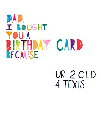 Geburtstagskarte für Papa, Texts, Papiersalat. von Emotional Rescue