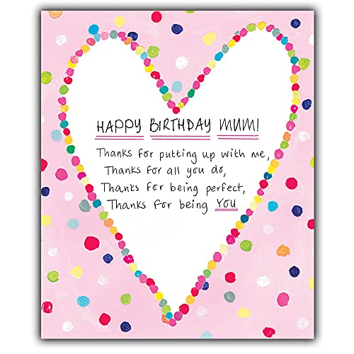Geburtstagskarte mit Aufschrift "Mum With Love, Paper Salad" von Emotional Rescue