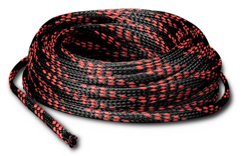 Emphaser ESP-RSL6 Nylon Sleeve 6 mm Durchmesser, Geflechtschlauch 15 m Länge Verstärker von Emphaser