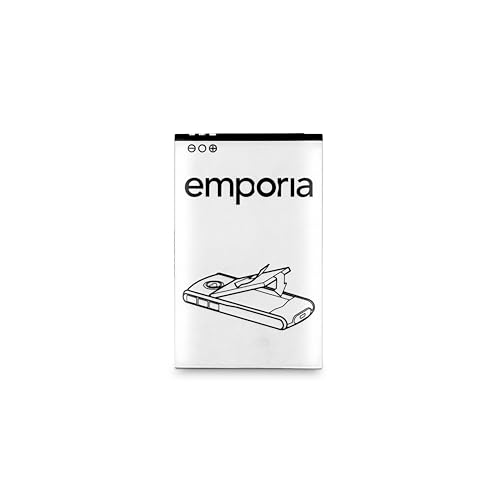Emporia Ersatzakku, Kompatibel mit EmporiaSIMPLICITY, Simplicity-LTE und emporiaPURE, Langlebig, Sicher und Zuverlässig, 1.000mAh, Weiß Emporia Ersatzakku, Kompatibel mit EmporiaSIMPLICITY, Simplicity-LTE und emporiaPURE, Langlebig, Sicher und Zuverlässig, 1.000mAh, Weiß von Emporia