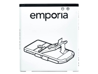 Emporia AK-V50-4G-BC, Akku, Emporia, ACTIVE V50, Sort, Hvid, Lithium-Ion (Li-Ion), 1400 mAh von Emporia