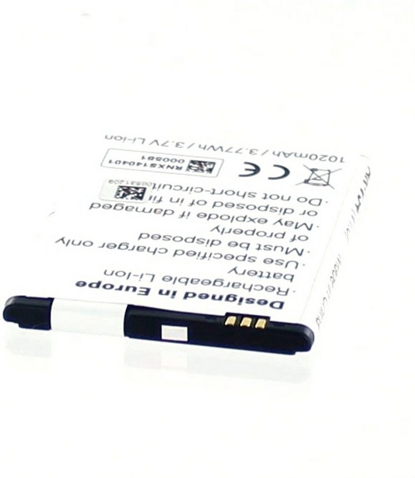 Emporia Akku für Emporia AK-V34 Li-Ion 3,7 Volt 1020 mAh weiß Handy-Akku 1020 mAh (3.7 V) von Emporia