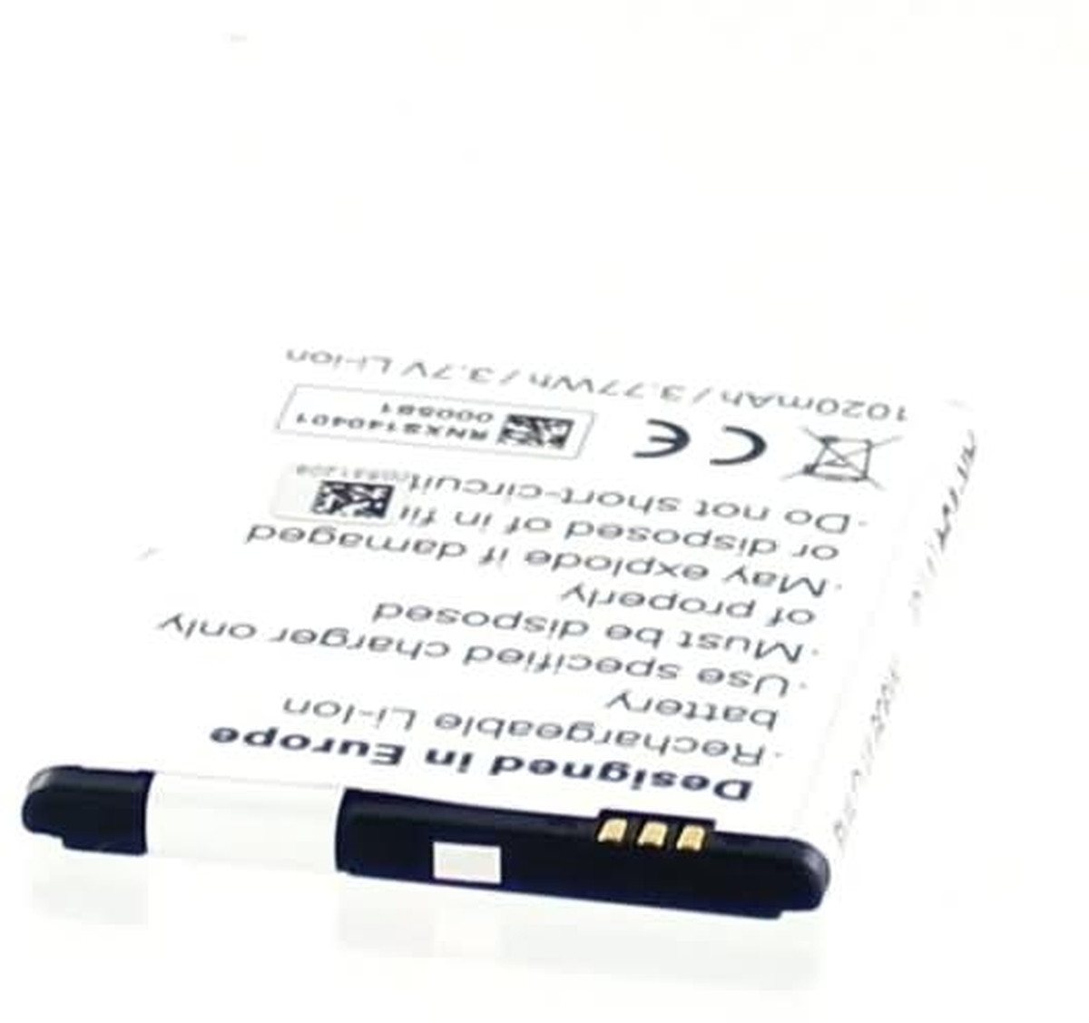 Emporia Akku für Emporia Glam Li-Ion 3,7 Volt 1020 mAh weiß Handy-Akku 1020 mAh (3.7 V) von Emporia