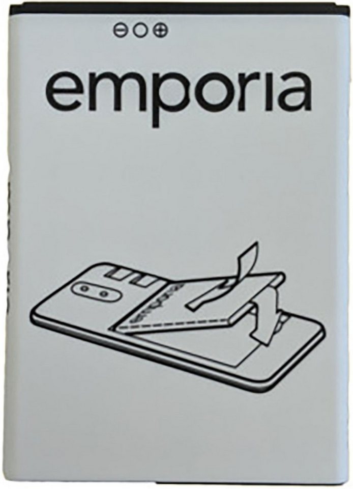 Emporia Akku für Emporia SMART.3mini Li-Ion 3,7 Volt 2500 mAh schwarz Handy-Akku 2500 mAh (3.7 V) von Emporia
