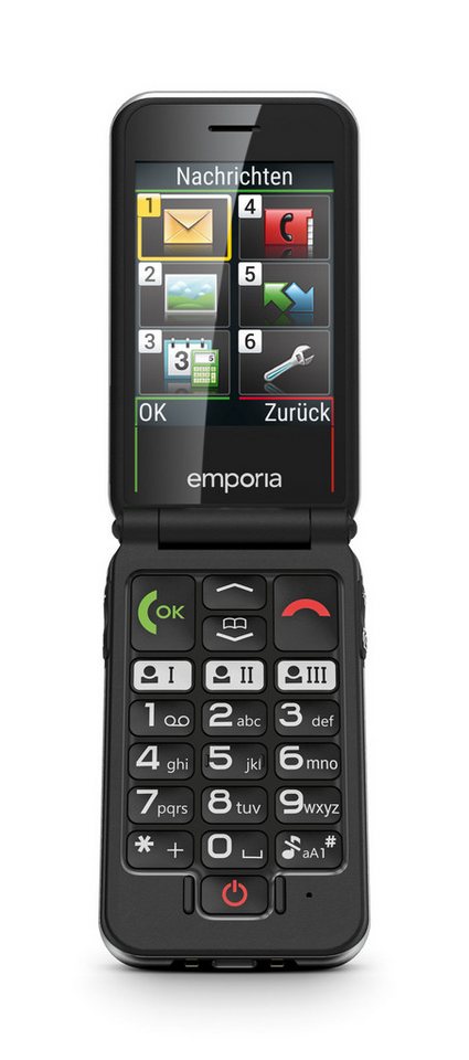 Emporia JOY Klapphandy (7,1 cm/2,8 Zoll, 0,125 GB Speicherplatz, 2 MP Kamera) von Emporia