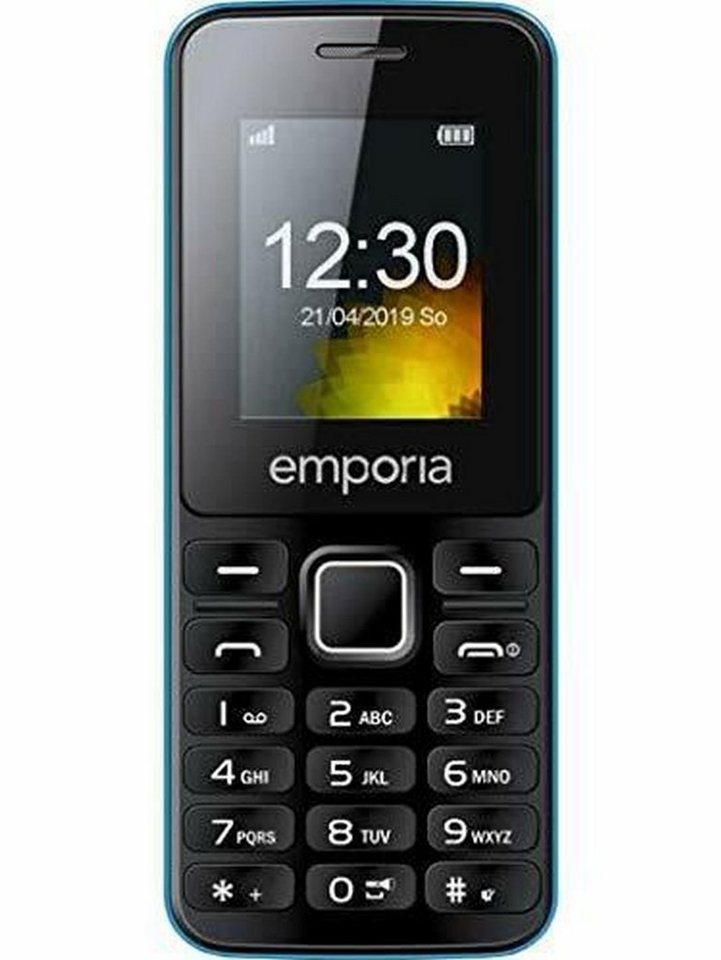 Emporia MD212 Dual-SIM schwarz/blau Seniorenhandy (4,57 cm/1,8 Zoll, 0,3 MP Kamera, Telefonbuch mit 300 Speicherplätzen) von Emporia