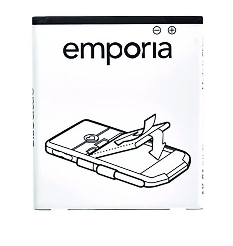 Emporia Original Akku für Emporia AK-S3-BC Akkupacks Akku 2500 mAh von Emporia