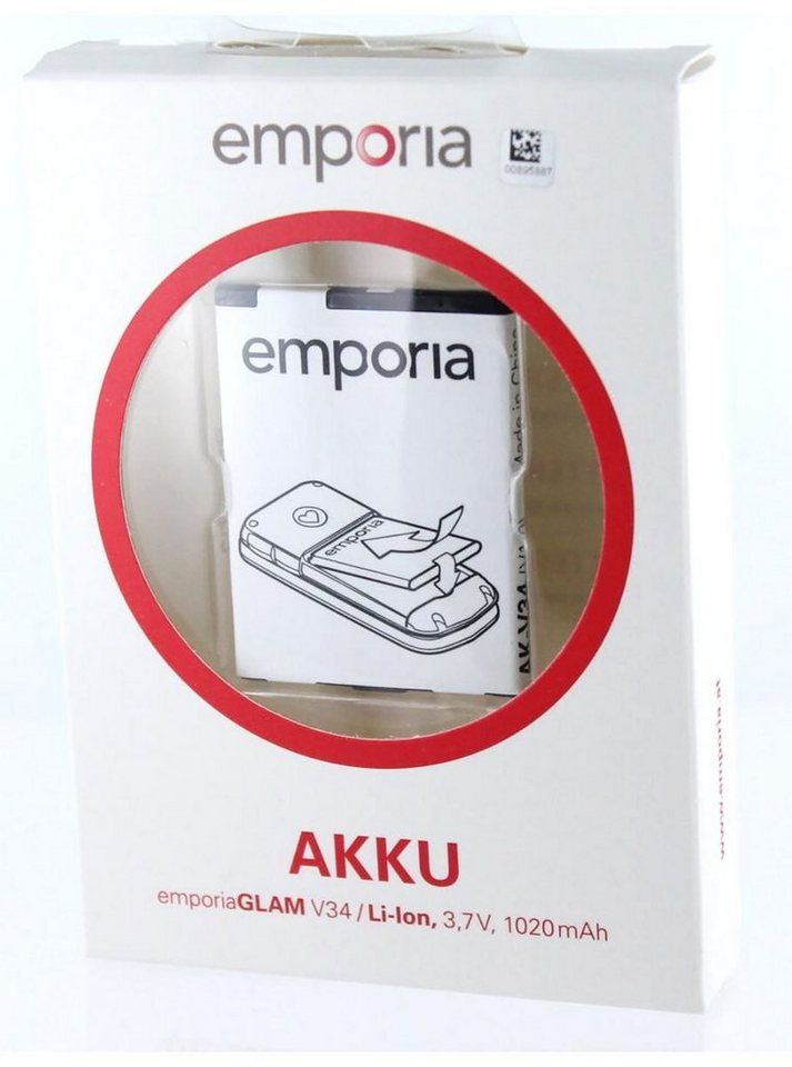Emporia Original Akku für Emporia Glam Akkupacks Akku 1020 mAh von Emporia