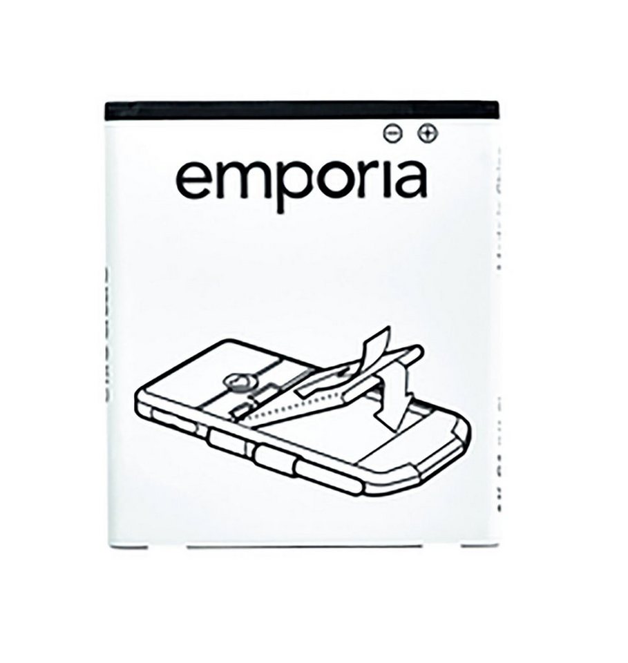 Emporia Original Akku für Emporia Smart 2 Akkupacks Akku 2400 mAh von Emporia