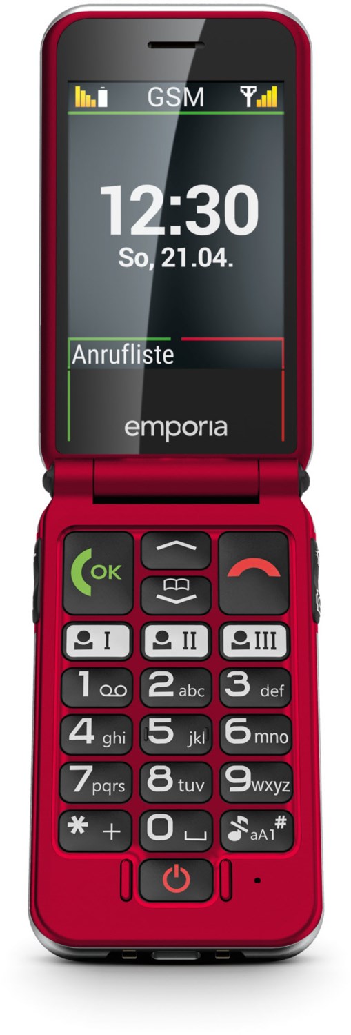 Joy Seniorenhandy rot von Emporia