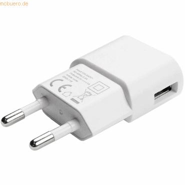 emporia 3er-Pack AXXTRA 1.0 Amp Single USB Wall Charger (White) von Emporia
