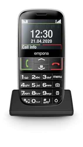 emporiaEuphoria LTE | Seniorenhandy 4G VoLTE | Tastenhandy 4G VoLTE ohne Vertrag | Mobiltelefon mit Notruftaste | 2,3-Zoll-Display | Schwarz emporiaEuphoria LTE | Seniorenhandy 4G VoLTE | Tastenhandy 4G VoLTE ohne Vertrag | Mobiltelefon mit Notruftaste | 2,3-Zoll-Display | Schwarz von Emporia
