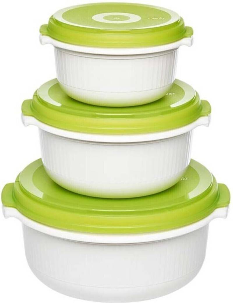 Emsa Mikrowellen-Topfset MICRO FAMILY apfelgn 509741 von Emsa