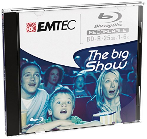 EMTEC BD-R 25 GB Single Jewel Case für CD/DVD von Emtec