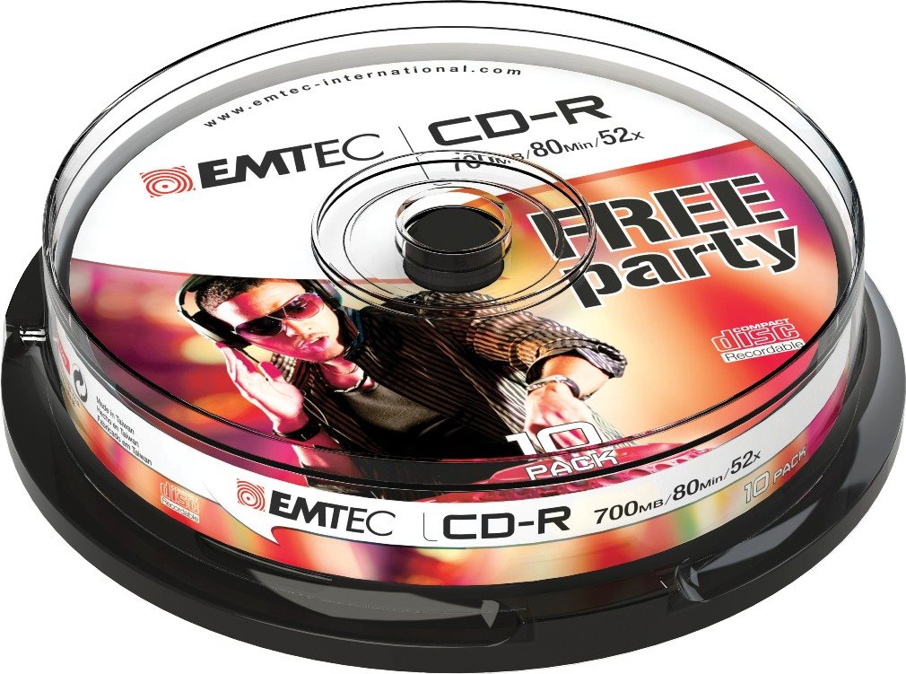 EMTEC Classic - 10 x CD-R - 700 MB (80 Min) 52x - Spindel von Emtec