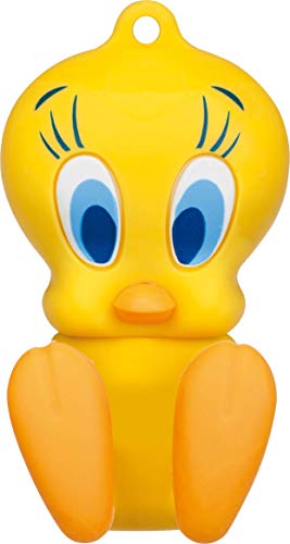 Emtec 16GB LT Tweety 16GB USB 2.0 Capacity Mehrfarben USB-Stick - USB-Sticks (16 GB, USB 2.0, USB Type-A Connector, 15 MB/s, Kappe, Mehrfarben) von Emtec