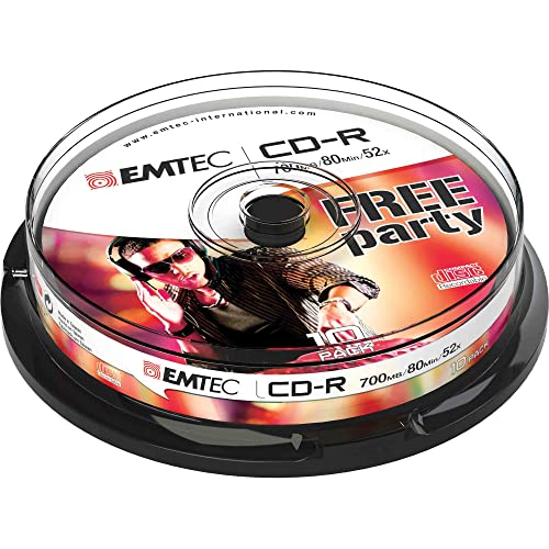 Emtec 52 x 700 MB CB CD-R (10 Stück) von Emtec