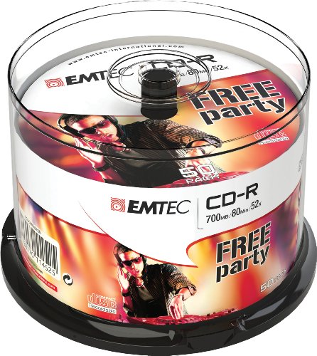 Emtec 52 x 700 MB CB CD-R (50 Stück) von Emtec
