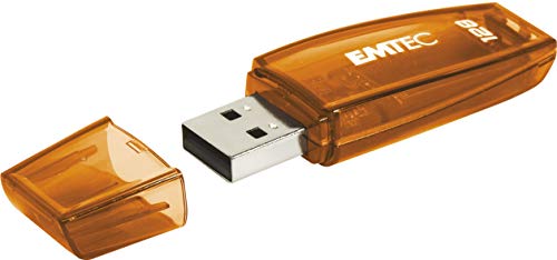 Emtec C410 USB-Stick 128 GB 2.0 USB-Anschluss Typ A Orange von Emtec