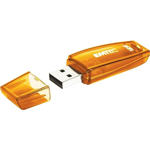 Emtec C410 USB-Stick 128 GB 2.0 USB-Anschluss Typ A Orange von Emtec