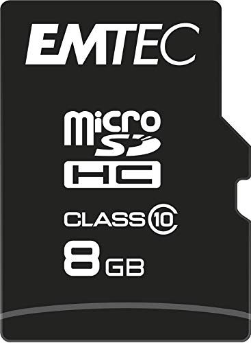 Emtec Classic microSD-Speicherkarte 8GB, Class10, inklusive SD Adapter von Emtec