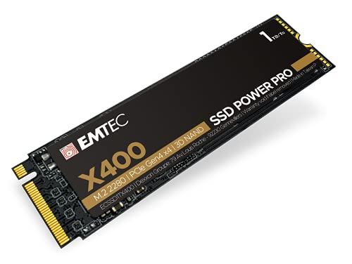 Emtec Disque SSD X400 Power Pro 1To (1000 Go) - M.2 NVMe Typ 2280 von Emtec