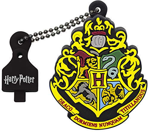 Emtec ECMMD16GHPC05 USB-Stick 2.0 Lizenzserie Harry Potter Collection 16 GB Hogwarts Material Gummi weich, rot von Emtec