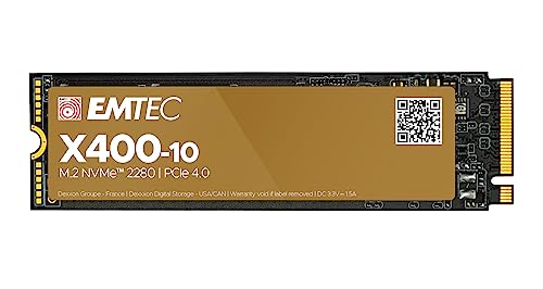 Emtec ECSSD4TX410 interne SSD 4TB 7400/7000MB/sek. X400-10 NVMe PCIe Gen. 4 M.2 - ECSSD4TX410 von Emtec