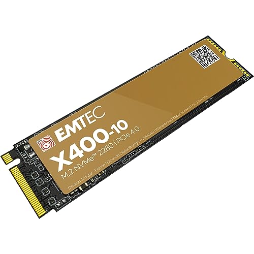 Emtec ECSSD4TX410 interne SSD 4TB 7400/7000MB/sek. X400-10 NVMe PCIe Gen. 4 M.2 - ECSSD4TX410 von Emtec