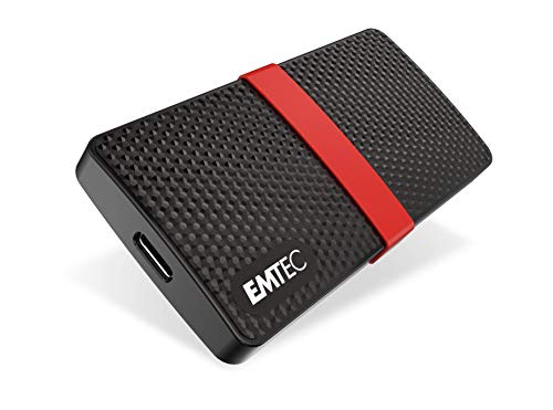 Emtec SSD 3.1 Gen1 x200 256GB Tragbar Schwarz von Emtec
