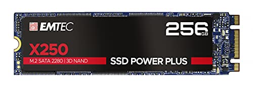 Emtec SSD M2 SATA x250 256GB Power Plus 3D NAND von Emtec