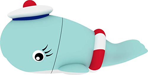 Emtec Sailor Blau Wal Typ A USB 2.0 16 GB 16 GB USB Flash Drive Memory Stick (USB 2.0, Typ A, Gap, Gummi, Hellblau) von Emtec